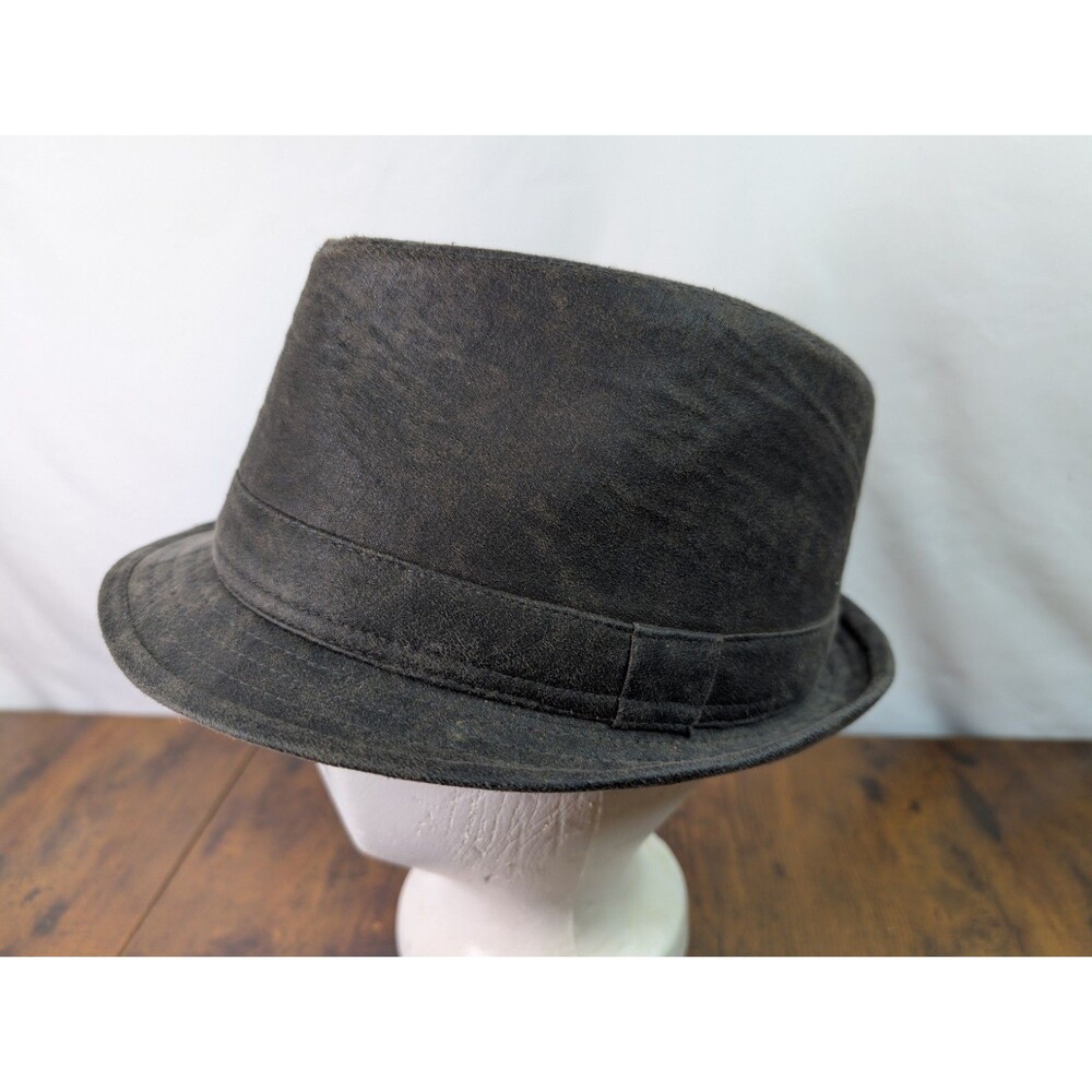 Vintage Stone Vintage  burnished/distressed Fedora Hat Small/Medium
